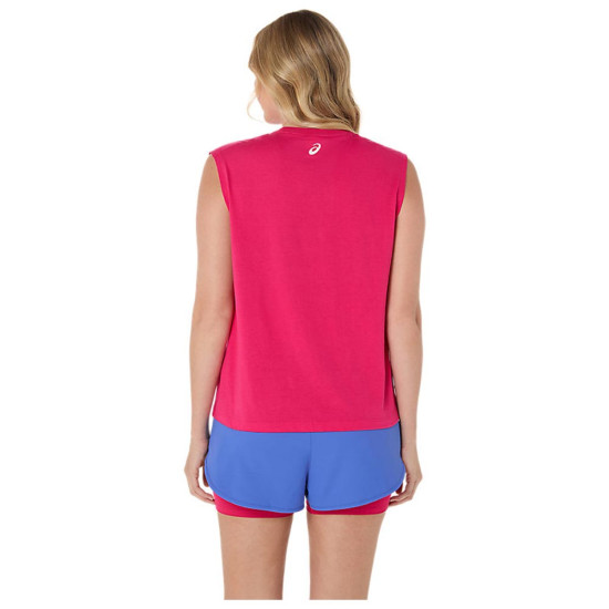 Asics Γυναικεία αμάνικη μπλούζα Game Seasonal Graphic Top Asics Γυναικεία αμάνικη μπλούζα Game Seasonal Graphic Top
